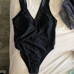 Black swimsuit